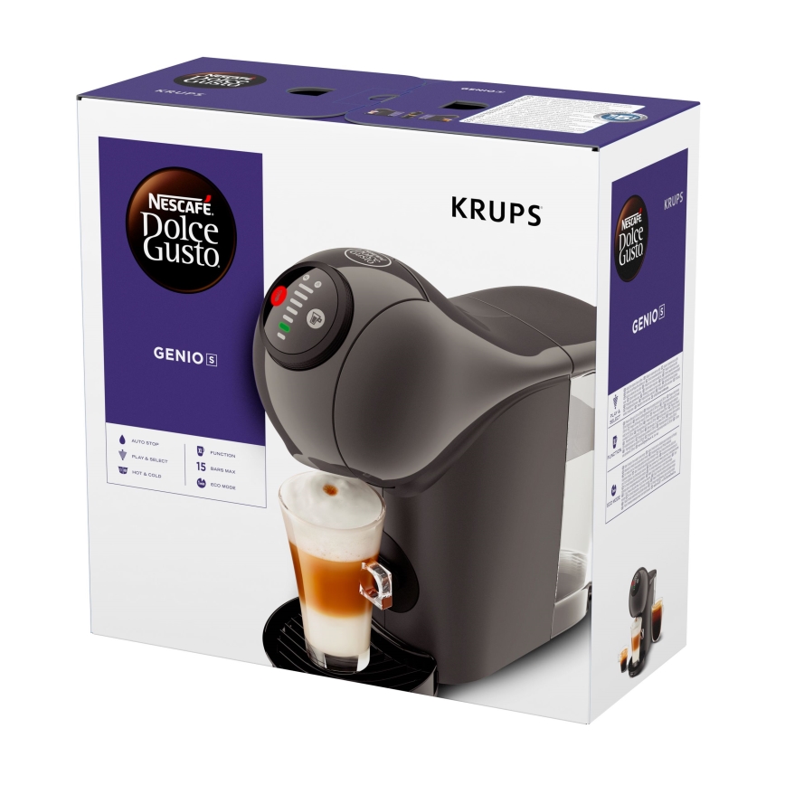Krups - Kapsulinis kavos aparatas NESCAFÉ DOLCE GUSTO GENIO S 1500W antracitas