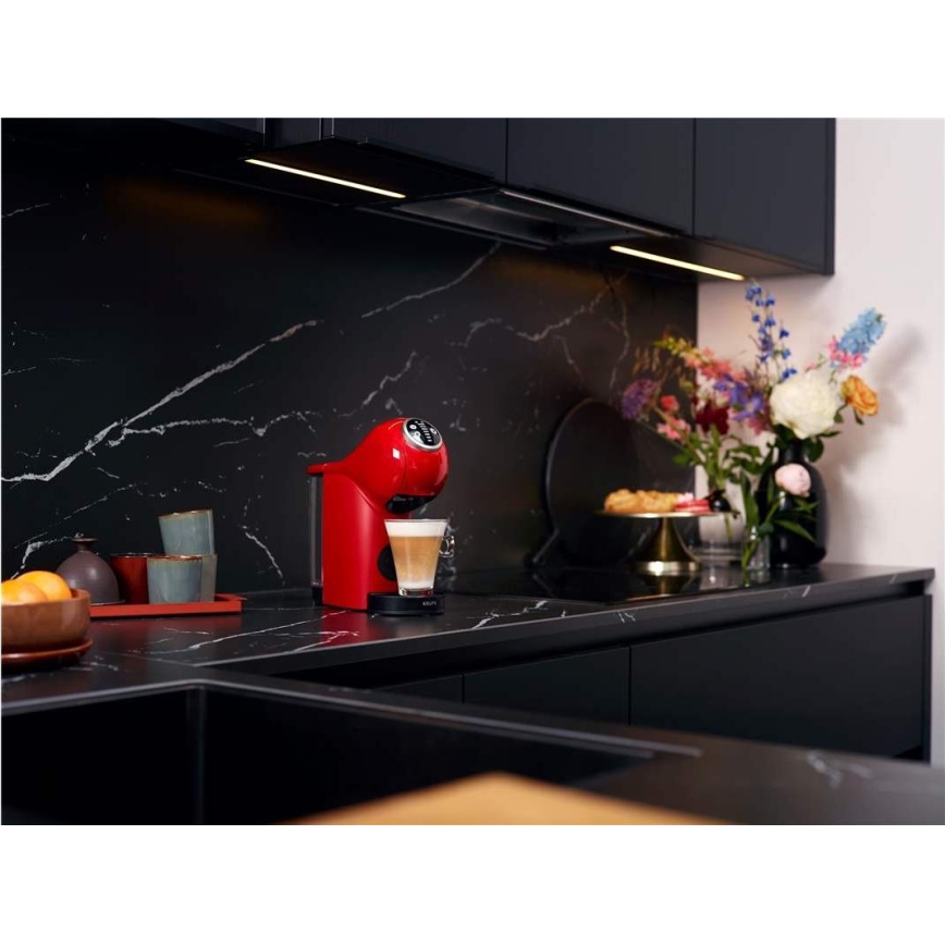 Krups - Kapsulinis kavos aparatas NESCAFÉ DOLCE GUSTO GENIO S PLUS 1500W raudona