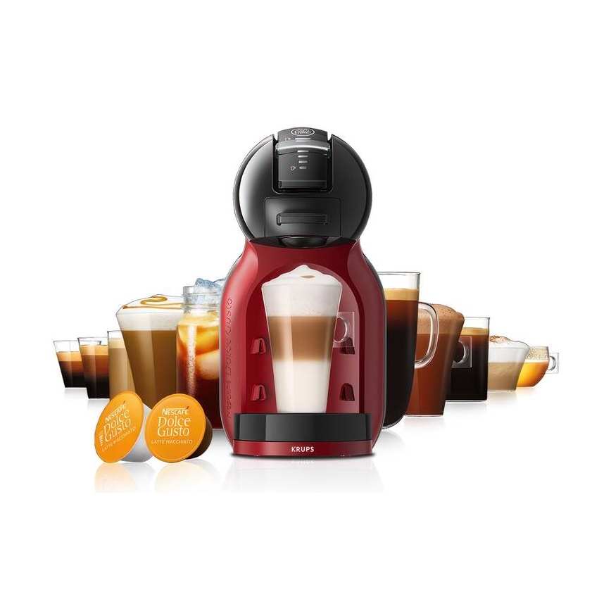 Krups - Kapsulinis kavos aparatas NESCAFÉ DOLCE GUSTO MINI ME 1500W/230V raudona/juoda