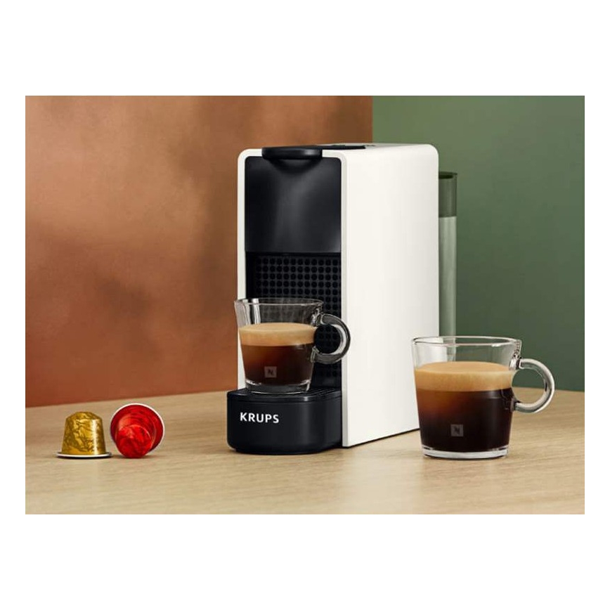 Krups - Kapsulinis kavos aparatas NESPRESSO Essenza mini 1310W/230V balta