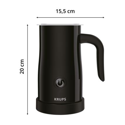 Krups - Pieno putotuvas 300ml juoda