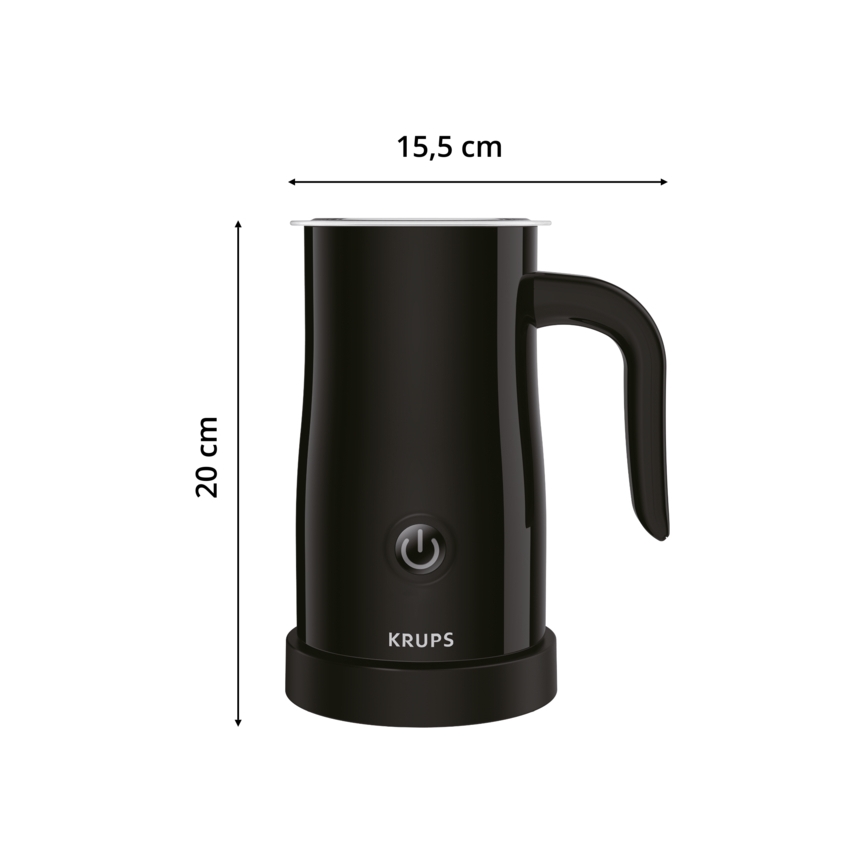 Krups - Pieno putotuvas 300ml juoda