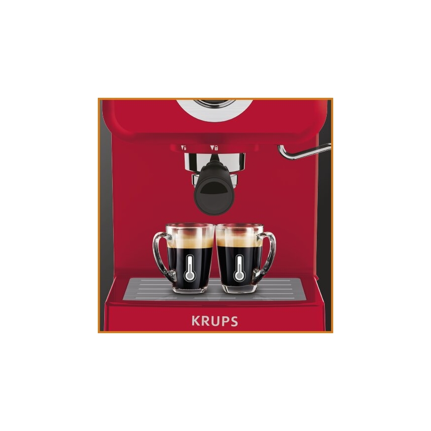 Krups - rankinis espresso kavos aparatas OPIO 1140 W/230 V