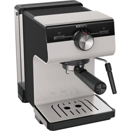Krups - Svirtis kavos aparatas dviem puodeliam AUTHENTIC 1450W/230V pilka