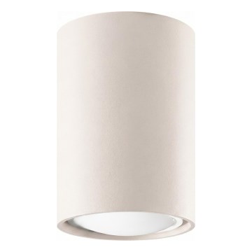 Kryptinis šviestuvas LAGOS 1xGU10/10W/230V 10 cm kreminės spalvos