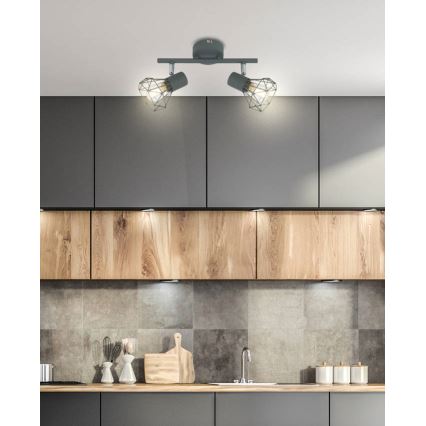 Kryptinis šviestuvas VERVE 2xE14/40W/230V