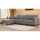 L formos kampinė sofa KORFU, pilka, kairinė