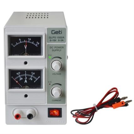 Laboratorinis maitinimo šaltinis 1502A 0-15V/0-2A