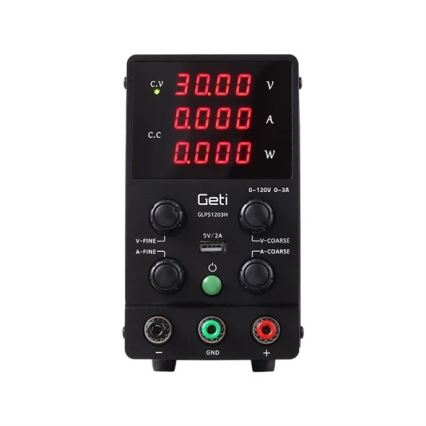 Laboratorinis maitinimo šaltinis GETI GLPS1203H 0-120V/0-3A
