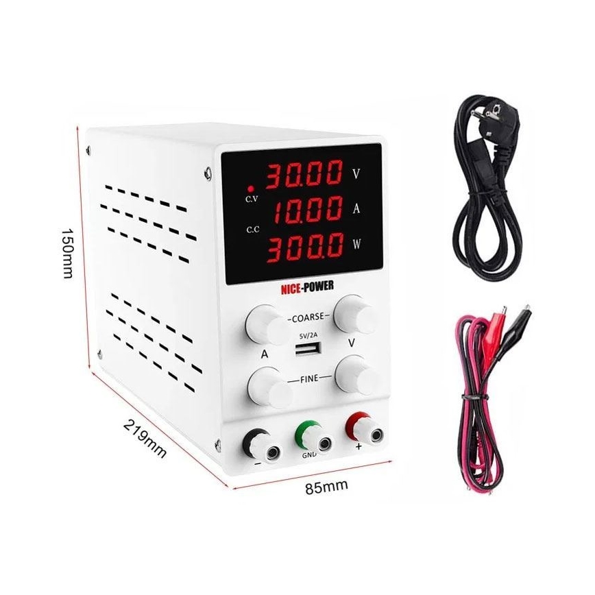 Laboratorinis maitinimo šaltinis SPS3010 0-30V/0-10A