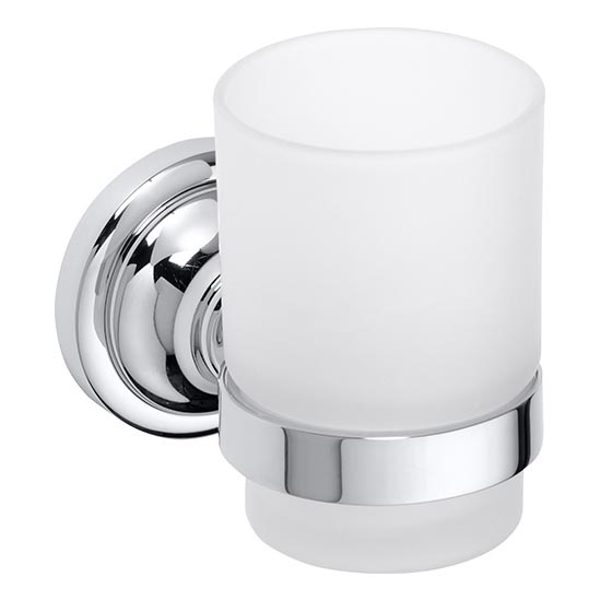 Laikiklis dantų šepetėliams 7x9,5 cm, sidabrinės spalvos