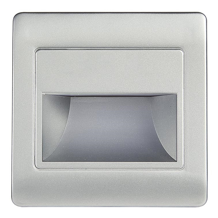 Laiptinės LED šviestuvas STEP LIGHT NET LED/1,5W/30V sidabro spalvos