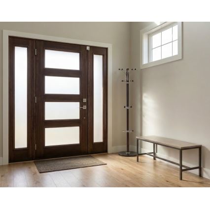 Laisvai pastatoma drabužių kabykla 185x38 cm RAMO wenge