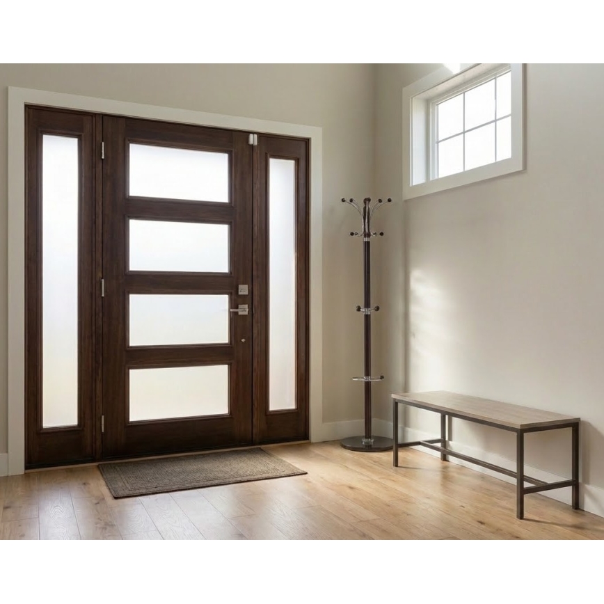 Laisvai pastatoma drabužių kabykla 185x38 cm RAMO wenge