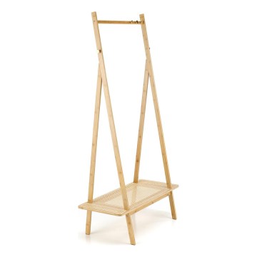 Laisvai pastatomas paltų stovas LEGNO 168x68 cm, rotangas