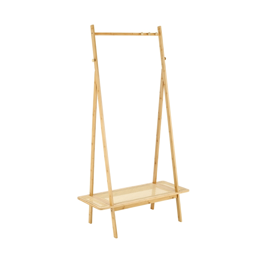 Laisvai pastatomas paltų stovas LEGNO 168x68 cm, rotangas