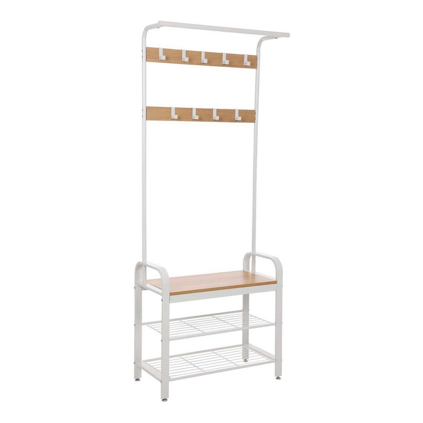 Laisvai stovinti kabyklė NAVOR ruda/balta