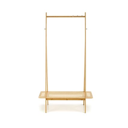Laisvai stovintis drabužių stovas 168x68 cm LEGNO rotangas