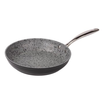 Lamart - Granitinė keptuvė 26 cm juoda/pilka/nerūdijančio plieno