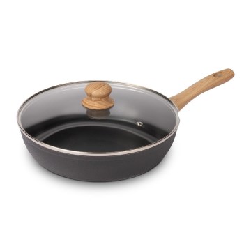 Lamart - Keptuvė su dangčiu 28 cm juoda/ruda