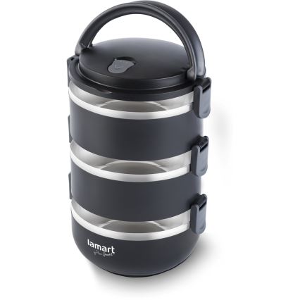 Lamart -  Maisto termosas 1,8 l juodas