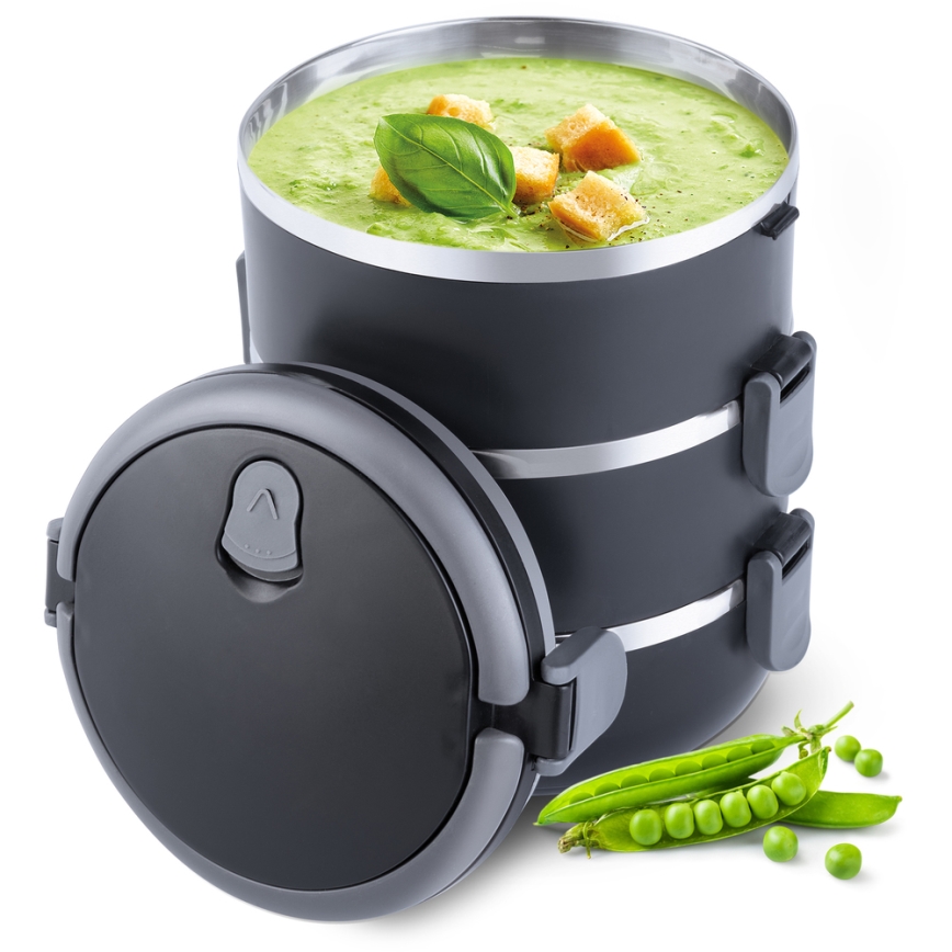 Lamart -  Maisto termosas 1,8 l juodas