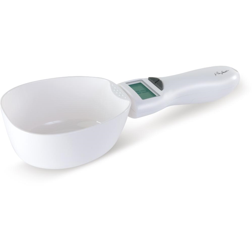Lamart - Svėrimo šaukštas su LCD ekranu 2xAAA baltas