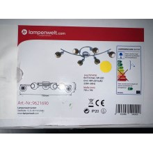 Lampenwelt - LED akcentinis šviestuvas 6xE14/4W/230V