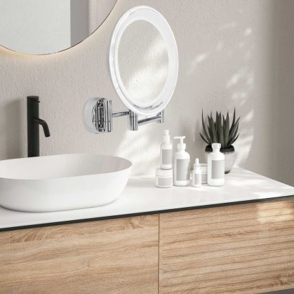 Lanaform - WALL LED/4xAAA Kosmetinis veidrodis