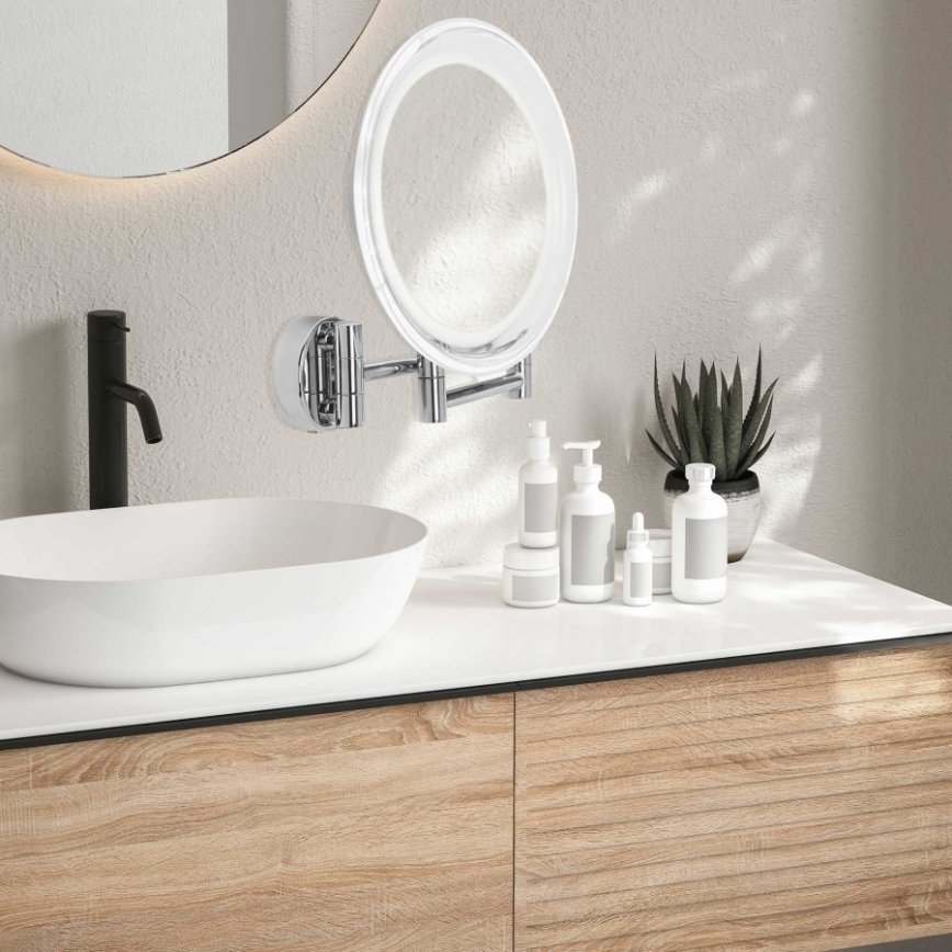 Lanaform - WALL LED/4xAAA Kosmetinis veidrodis