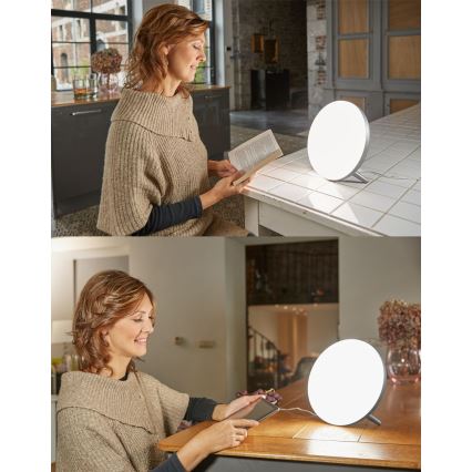 Lanaform - WL-100C LED/5W/5V Intelligenti daugiafunkcinė stalo lempa