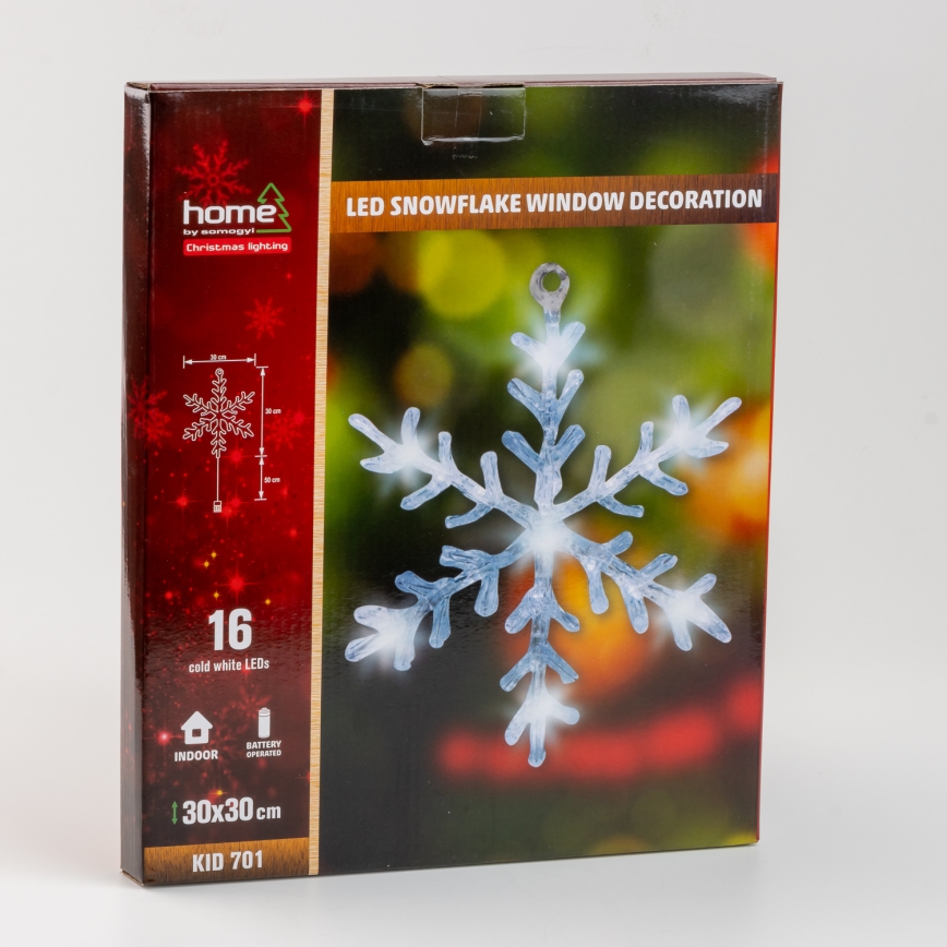 Lango dekoracija 8xLED/3xAA