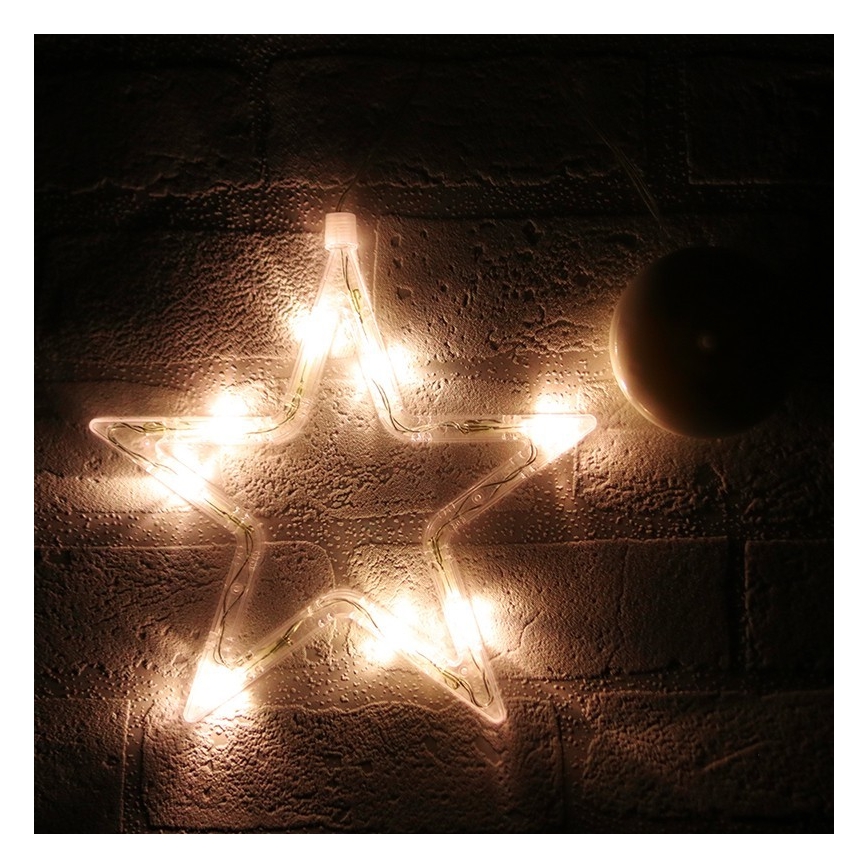 Langų dekoracija 8xLED/3xAA