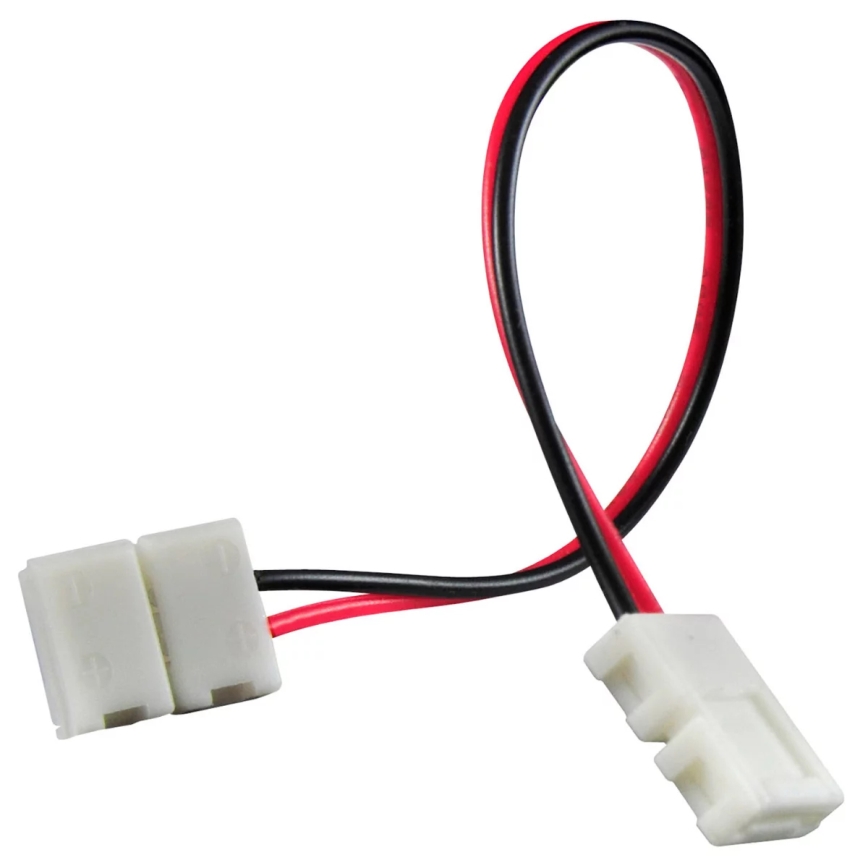 Lanksti bifacialinė kampinė jungtis 2 kontaktų LED juostoms 8 mm