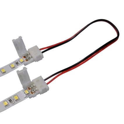 Lanksti bifacialinė kampinė jungtis 2 kontaktų LED juostoms 8 mm