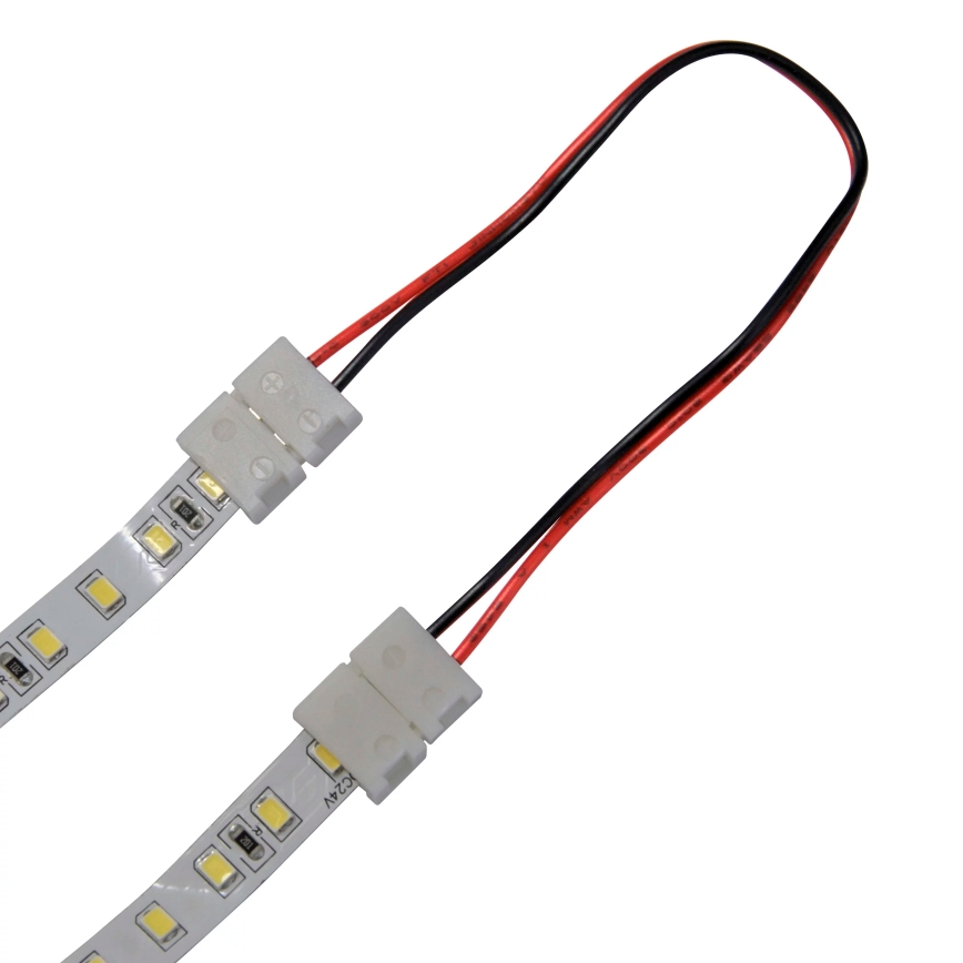 Lanksti bifacialinė kampinė jungtis 2 kontaktų LED juostoms 8 mm