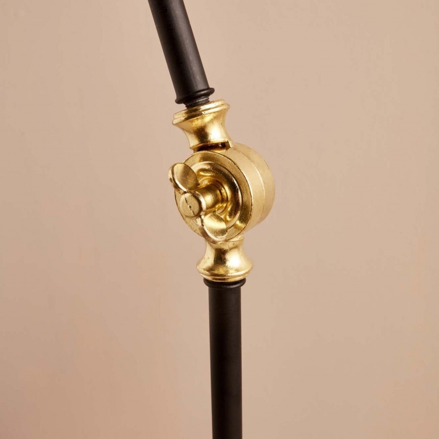 Lanksti pastatoma lempa AYD 1xE27/40W/230V juoda/ruda