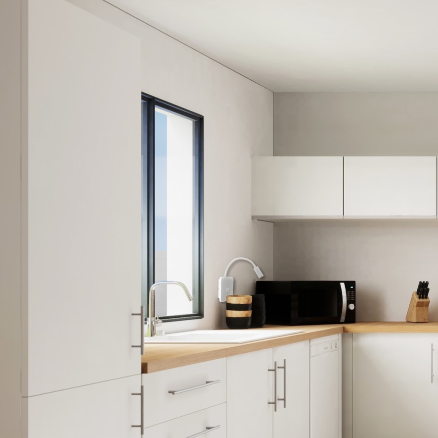 Lanksti sieninė LED lempa su USB BASE LED/8W + LED/2W/230V balta