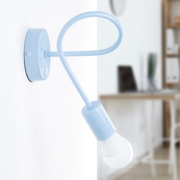 Lanksti sieninė lempa OXFORD 1xE27/15W/230V, mėlyna