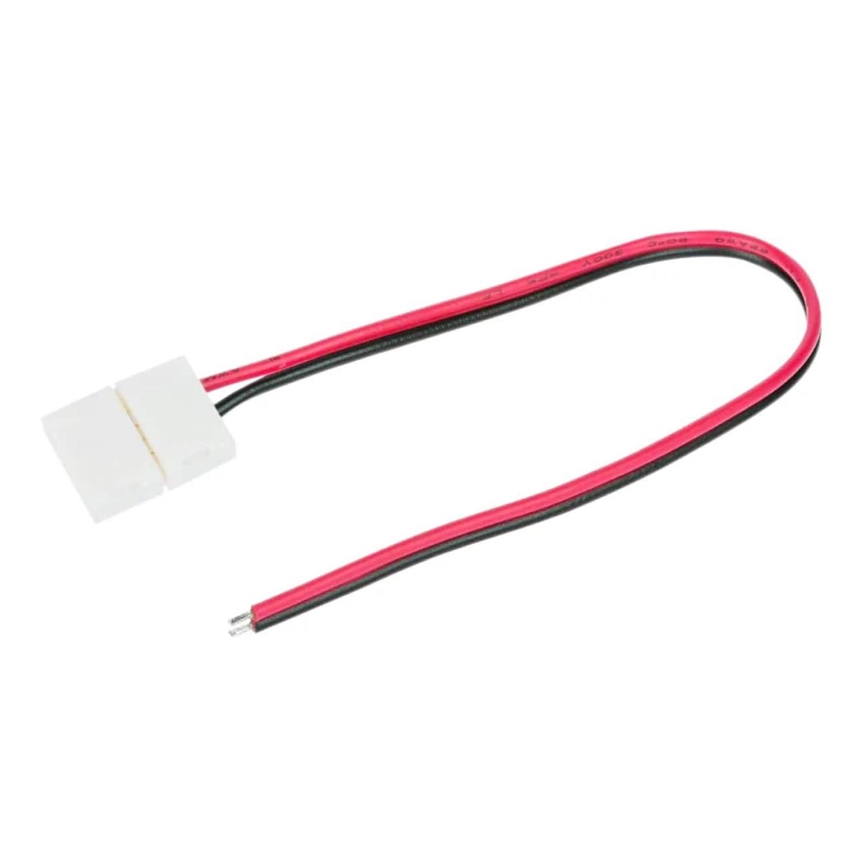 Lanksti vienpusė jungtis 2 kontaktų LED juostelėms 10 mm