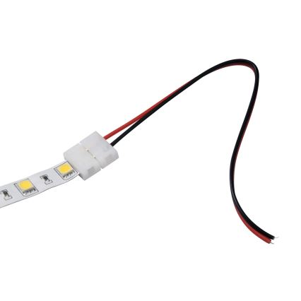 Lanksti vienpusė jungtis 2 kontaktų LED juostelėms 10 mm