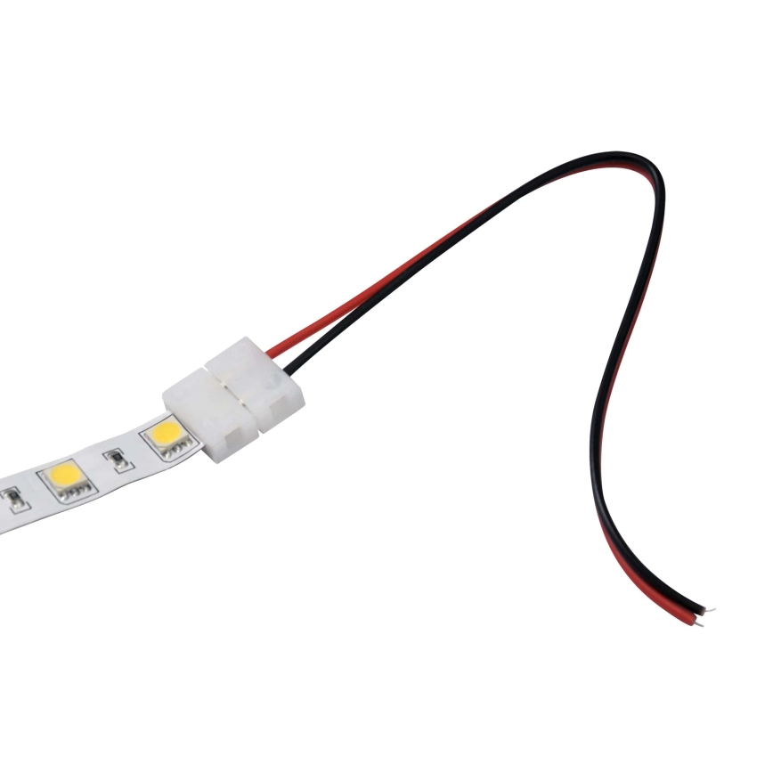 Lanksti vienpusė jungtis 2 kontaktų LED juostelėms 10 mm