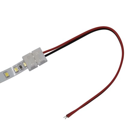 Lanksti vienpusė jungtis 2 kontaktų LED juostelėms 8 mm