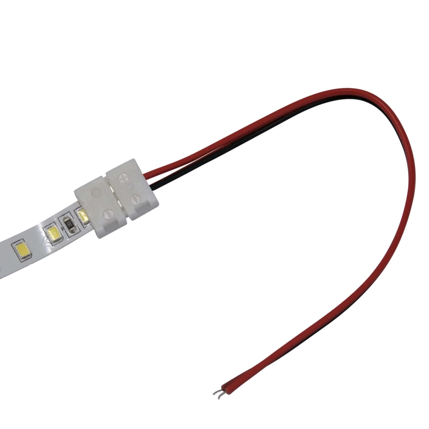 Lanksti vienpusė jungtis 2 kontaktų LED juostelėms 8 mm