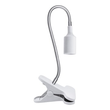 Lankstus Stalinis šviestuvas su segtuku CLIP 1xE27/30W/230V balta