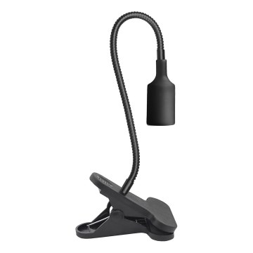 Lankstus Stalinis šviestuvas su segtuku CLIP 1xE27/30W/230V juoda