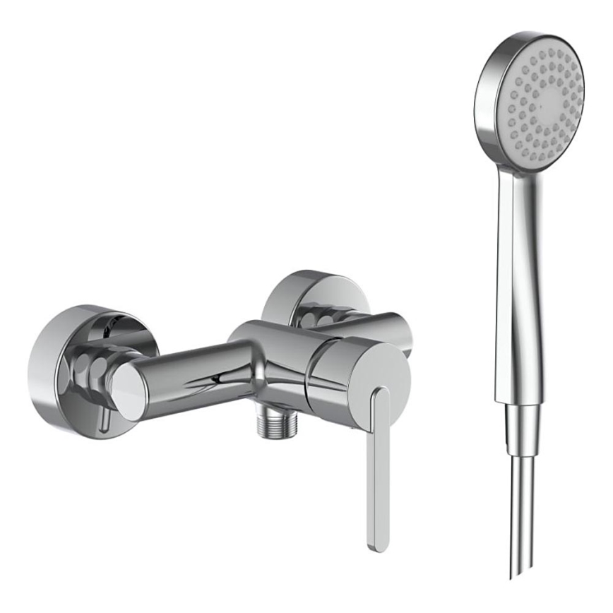 LAUFEN H3310810041311 - Dušo komplektas su čiaupu LUA blizgus chromas
