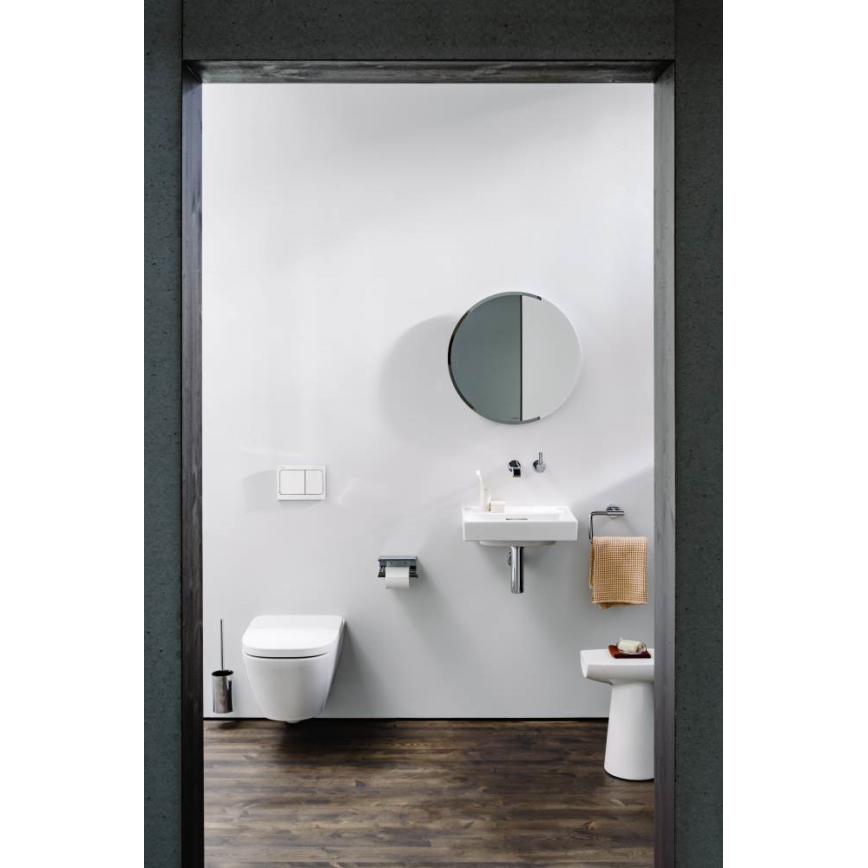 LAUFEN H3840610040001 - Sieninis WC šepetys NIARA, blizgus chromas