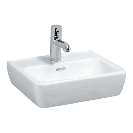 LAUFEN H8119510001041 - Pastatomas praustuvas/pakabinamas ant sienos PRO 45x34 cm keramika/balta