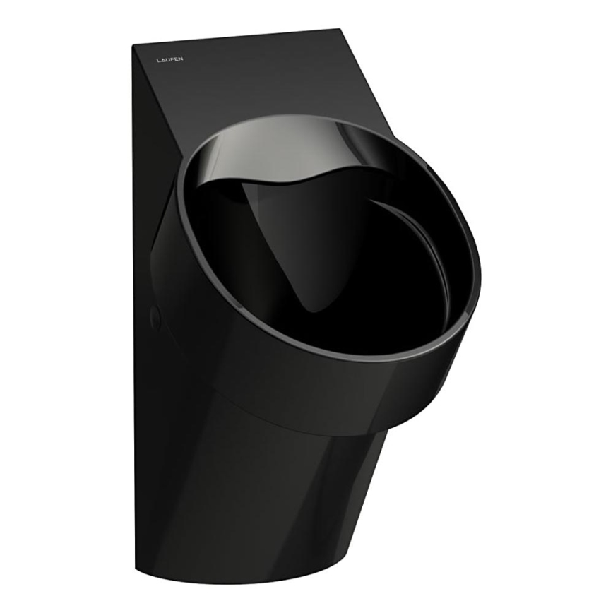 LAUFEN H8402860200001 - Pisuaras su VAL jutikliu, 230 V, galinis vandens įvadas, galinis nuotėkis, keramika / blizgi juoda